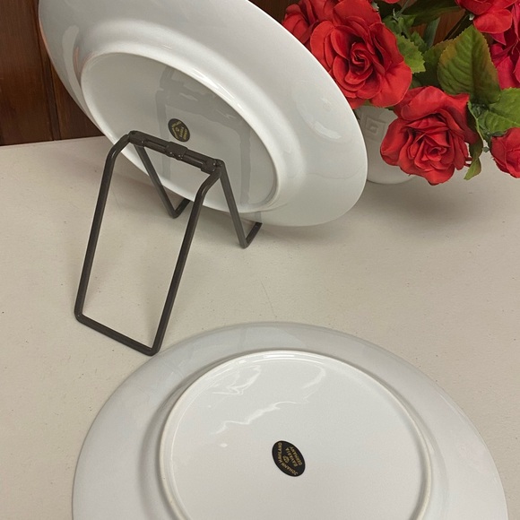 Johann Haviland Germany white with gold band dinner plates - Picture 9 of 12